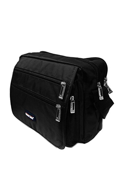 SEVENTEEN Siyah Erkek Omuz Çantası IDV 00215