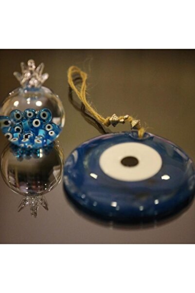 ADAMODART Nazar Boncuklu Sulu Nar Cam Biblo