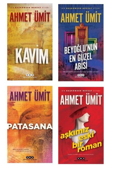 Yapı Kredi Yayınları Ahmet Ümit Seçkisi 4'lü Kitap- Patasana- Kavim-beyoğlu'n...