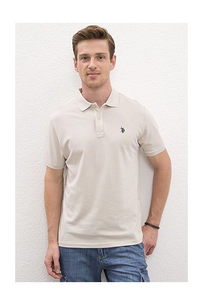 U.S. Polo Assn. Γκρι ανδρικό μπλουζάκι