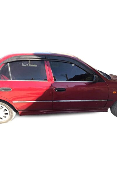 BLUEOTO Oto Toyota Corolla Sedan Krom Yan Kapı Çıtası 1992-1998 Paslanmaz Çelik 6 Parça Uyumlu