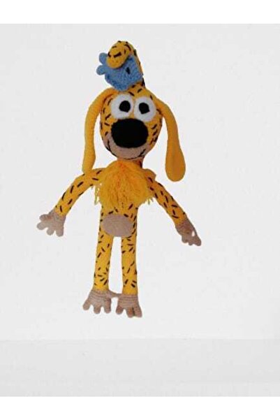 OYUNCAKPARK Uzun Kuyruk Marsupilami Amigurumi Organik Oyuncak