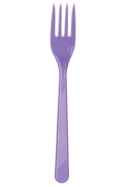 TURKUAZ PARTY Lilac Color 25 Pieces Luxury Fork