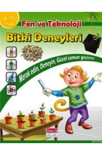 Ünlü Yayınları Science and Technology Plant Experiments Book (9-14 Years)