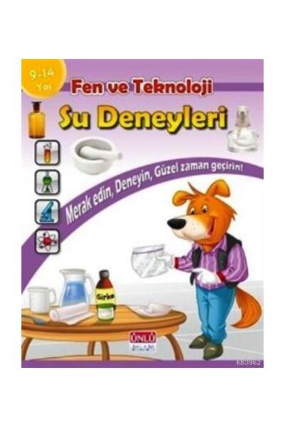 Ünlü Yayınları Science and Technology Water Experiments Book (9-14 Years)