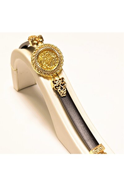 Güler Kuyumculuk Altın Yarım Reşat Altın Baskı Bileklik