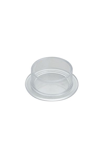 2GR Round Non-Tipping Transparent Floor Food Bowl - 1 Piece