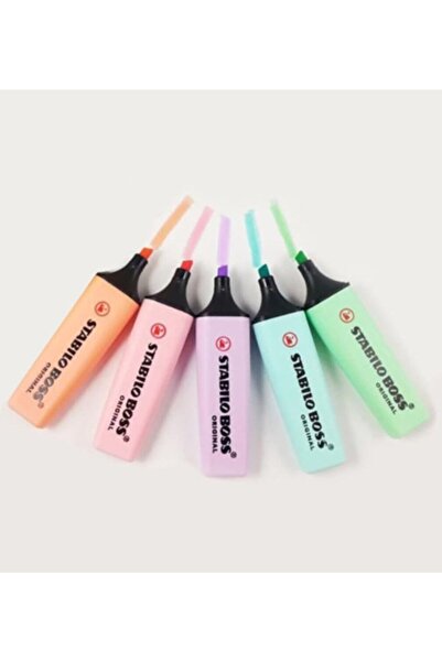 Stabilo Boss Fosforlu Kalem Pastel Renkler 5adet