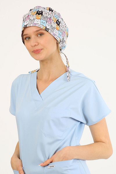 Owlet Medikal Fancy Cats Surgical Bonnet