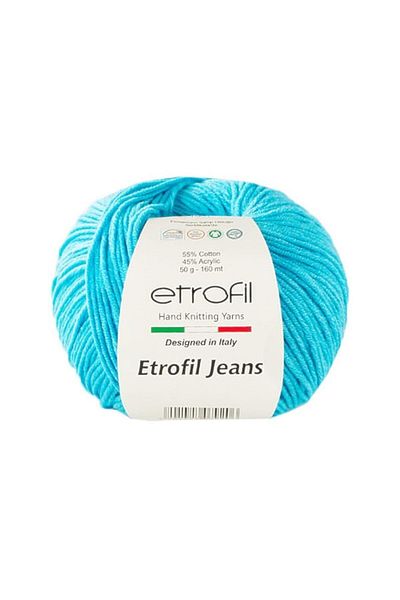 Etrofil خيط الحياكة اليدوية جينز 50 جرام