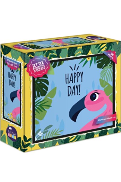 Lilamor Lilart Puzzle Flamingo 96 Parça-19x28 Cm