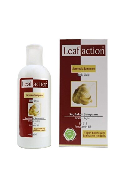 Leaf Action Leafaction 400 Ml Garlic Shampoo - 3 Boxes