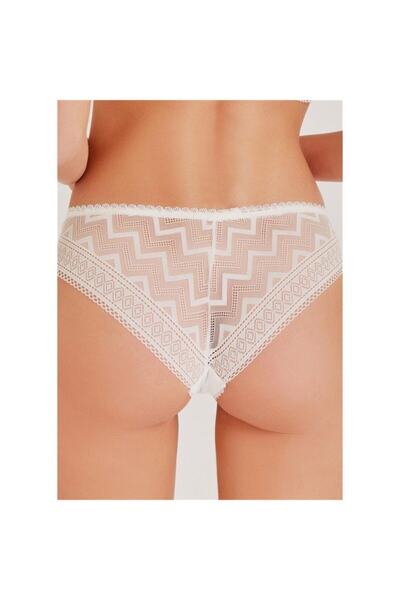 Magic Form 548 Chiloți Normal din Dantela Zigzag - Ecru