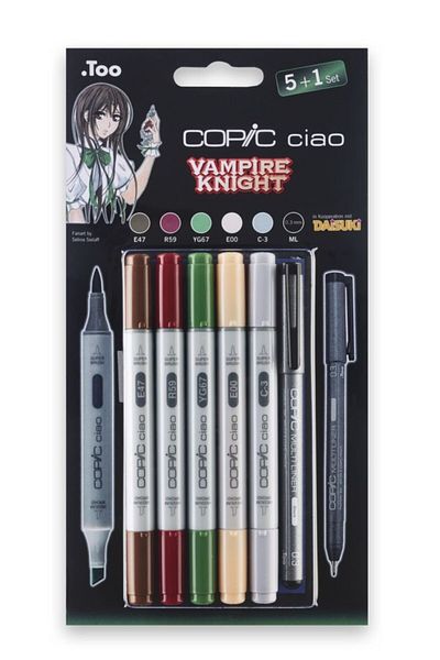 Copic Ciao 5 1 Set Vampire Knight