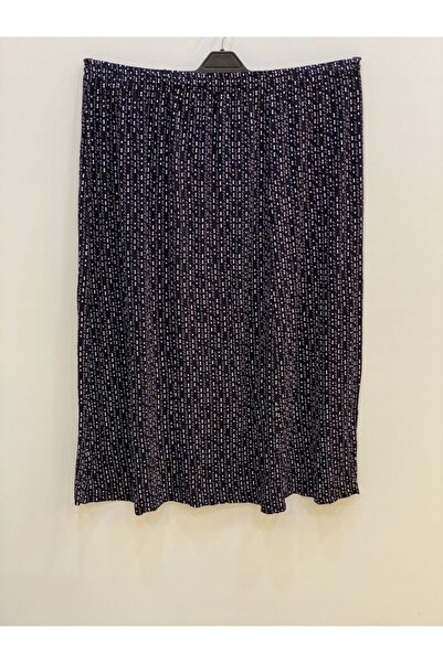 modagüven Parçalı Kloş Beli Lastikli Anne Eteği Puanlı