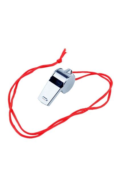 Limmy Colorful String Metal Referee and Earthquake Whistle - 1 Piece