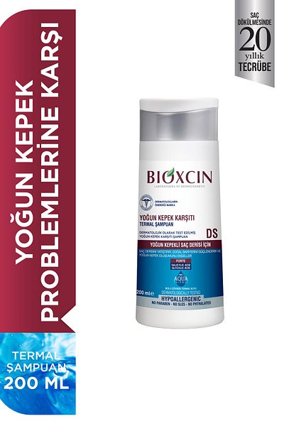 Bioxcin Aqua Termal DS 200 Ml - Shampoo Effective Against Dandruff