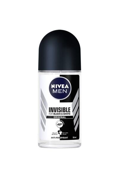NIVEA Roll-on Erkek Invisible Black&whıte Original 50ml Men Rolon