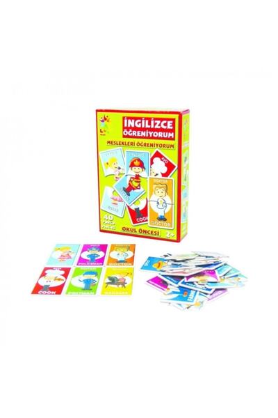 LAÇO أنا أتعلم بطاقات المهن الإنجليزية