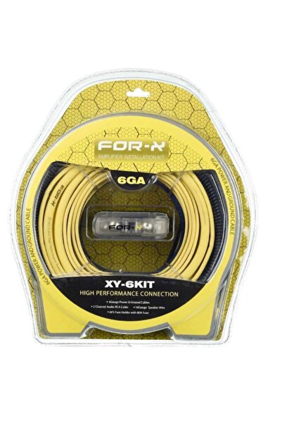 FORX5 For-x Xy-6kıt 6ga Profesyonel Oto Anfi Kablo Kiti