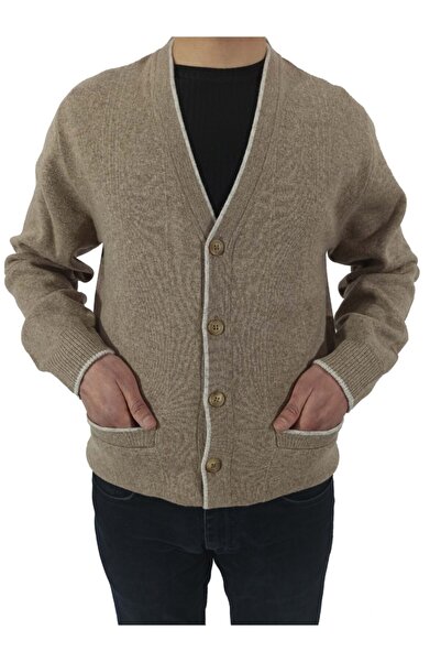 DCN Fire Lamb Wool Cardigan-6520