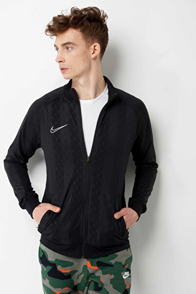 Nike Erkek Siyah Spor Sweatshirt Dry Acdmy Jkt Gx K
