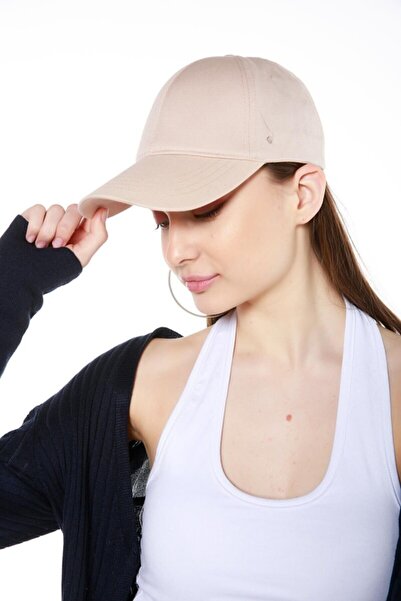 Zirve Kadın Düz Renk Şapka Bej