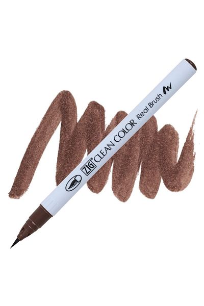 Zig Rb-6000At 062 - Dark Brown Real Brush Brush Tip Pen