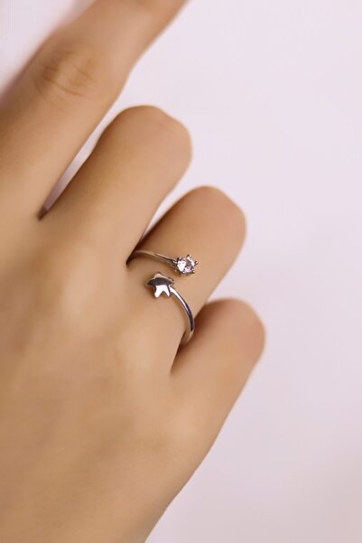 MySilvers Yıldız Tektaş Çıtır Yüzük