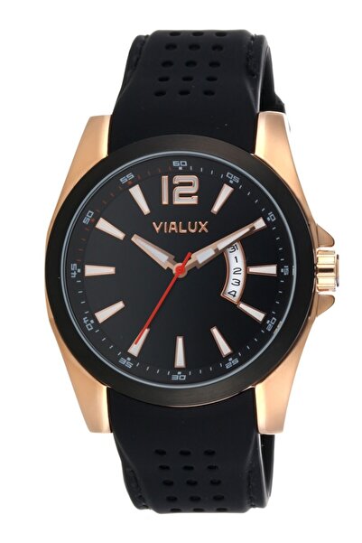 Vialux ساعة يد رجالية باللون الأصفر والأسود Xs552-p03