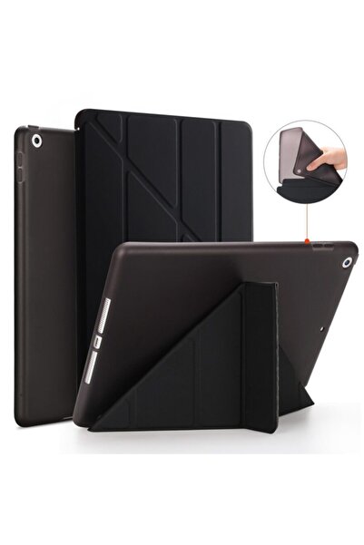 UnDePlus Ipad Air 3 10.5 Kılıf Trifolding Arkası Silikon Smart A2152 A2123 A2153 A2154