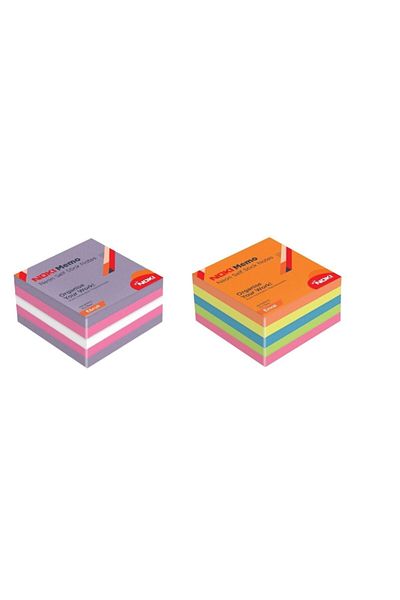 Noki Memo 75x75 Neon Adhesive Cube Block 450 Sf Set of 2