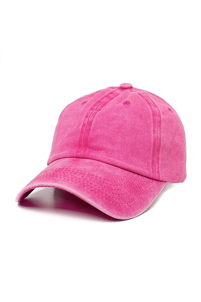 CİSE Aksesuar Pink Washed Fabric Cap