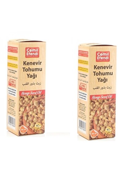 Cemilefendi Cemilefendi Kenevir Tohumu Yağı Soğuk Pres 2 Adet 50 Ml