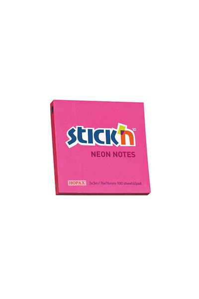 Gıpta Hopax 21165 Memo Paper 76x76 Neon Pink 100yp