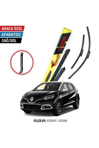 Inwells Arsvision Renault Captur Inwells Muz Silecek Takımı (2013-2015) 650x3...
