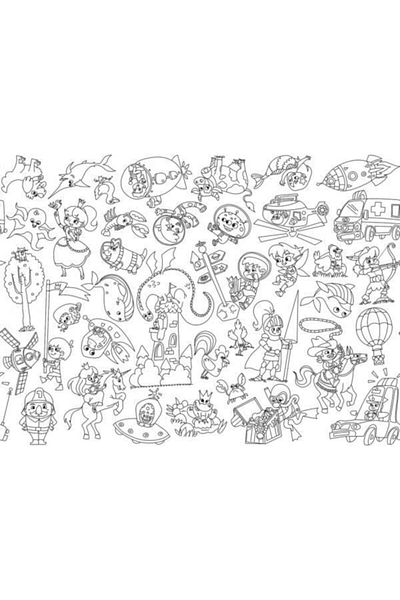 INFO NOTES X-large 60 Cmx 5 Meter Printed Painting Roll