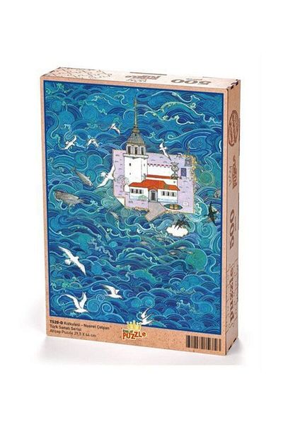 King Of Puzzle Maiden Tower - Nusret Çolpan Wooden Puzzle 500 Pieces
