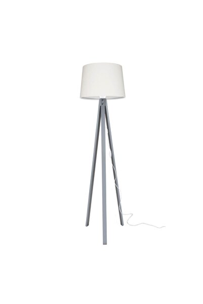 Modelight Deko Lambader Gri Ayak / Krem Şapka