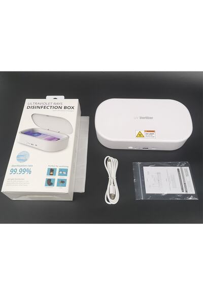 Mcstorey Kablosuz Şarj Aleti ve UV Maske Sterilizasyon Kutusu Dezenfektan Cihazı