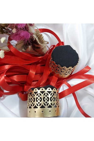 Aker Hediyelik Σφουγγάρι Χρυσό Δαχτυλίδι Riser 5x3,5 cm