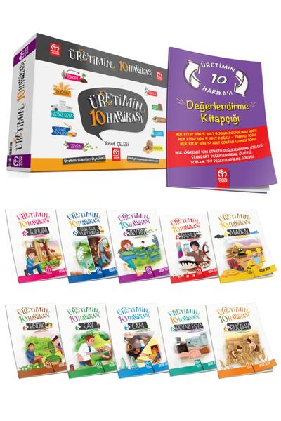 Model Eğitim Yayınları Üretimin 10 Harikası Hikaye Serisi 2 3 Sınıf Okuma Seti 10 Kitap Her biri 48 Sayfa