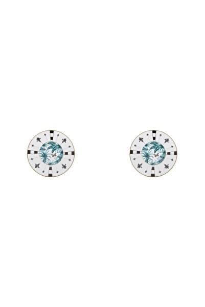 Porland Palms Flat Plate 21cm Set of 2