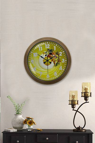 Kasva Concept Cadou 36 Cm Ceas de Perete Bucătărie Metal Antic