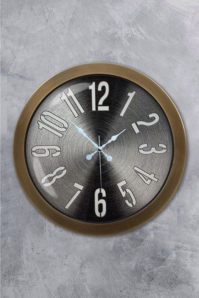 Kasva Concept Gift 36 cm Antique Metal New Wall Clock