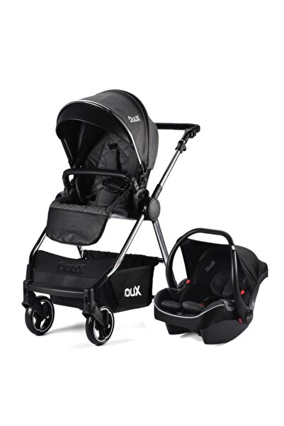 Duux Newport Travel Sistem Bebek Arabası Krom Antrasit