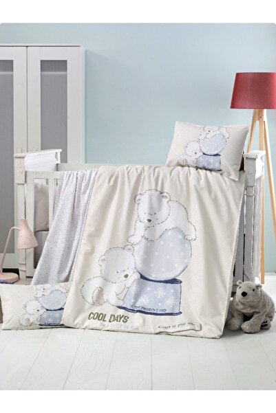Komfort Home طقم نوم للأطفال 100% قطن (مع لحاف و+2 وسادة)