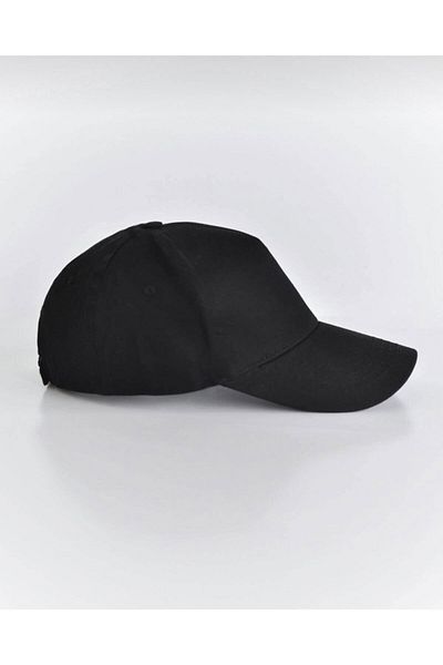 Buzzra Store Unisex Black Plain Cap Hat