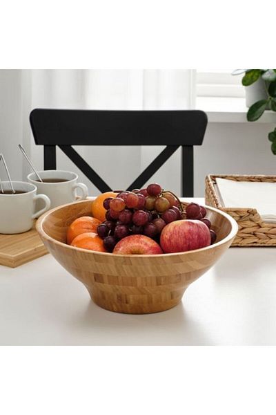 IKEA Bamboo Serving Bowl 28 cm