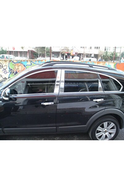 Titiz Krom Aksesuar Chevrolet Captiva Krom Kapı Direk Aksesuarı 8 Parça